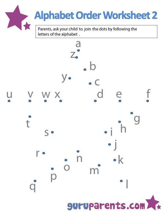 Alphabet Order Worksheets | guruparents
