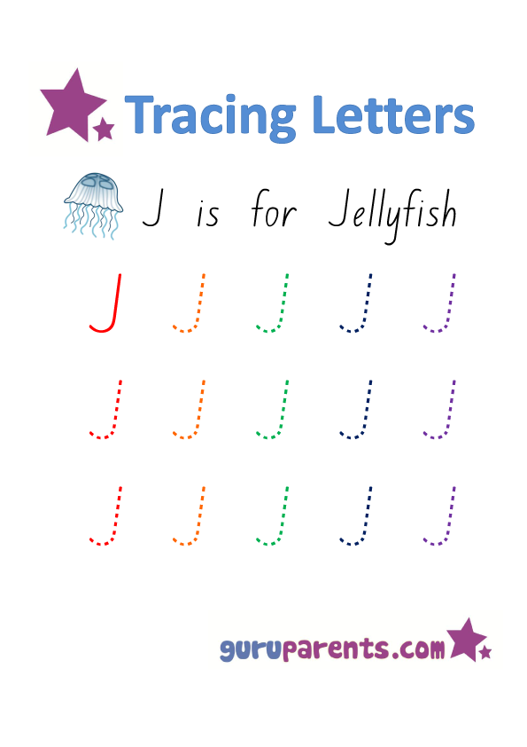 Letter J Worksheets | guruparents