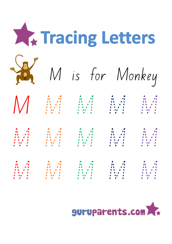 Letter M Worksheets | guruparents