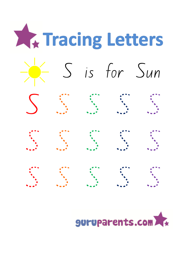 Alphabet Worksheet - Handwriting Capital Letter S