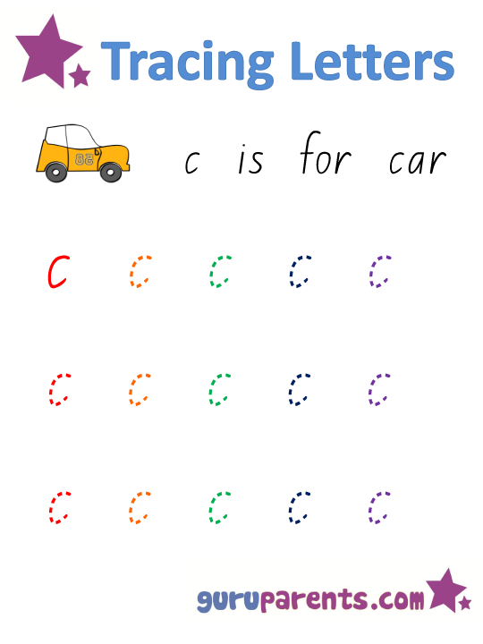 Alphabet Worksheet - Handwriting Lowercase Letter c