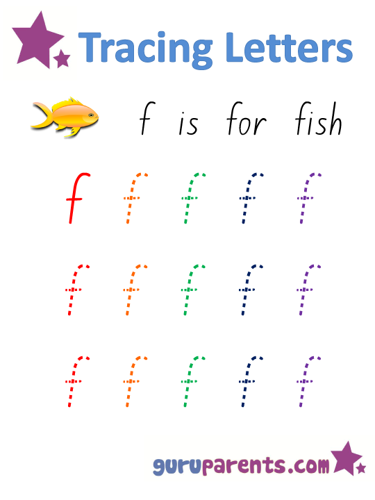 Letter F Worksheets | guruparents