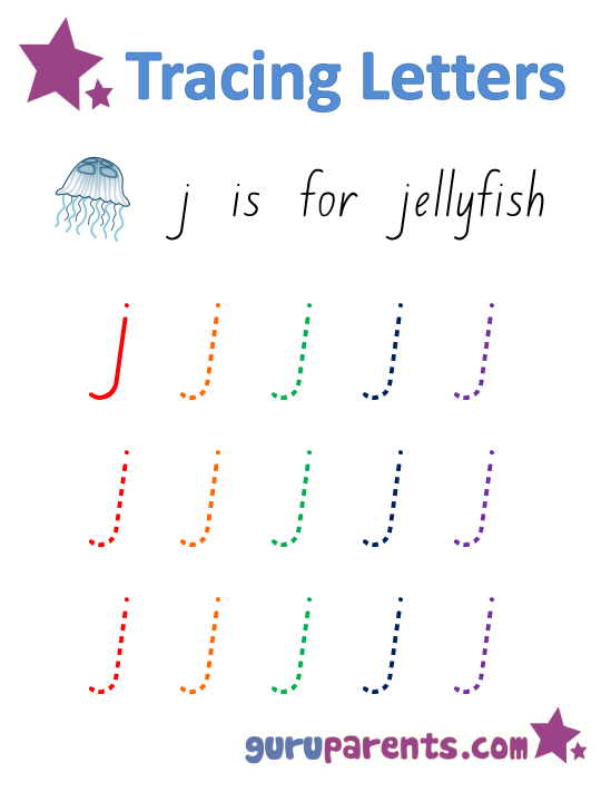 Letter J Worksheets | guruparents