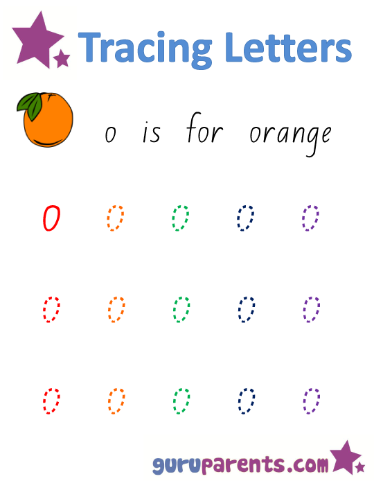 Alphabet Worksheet - Handwriting Lowercase Letter o