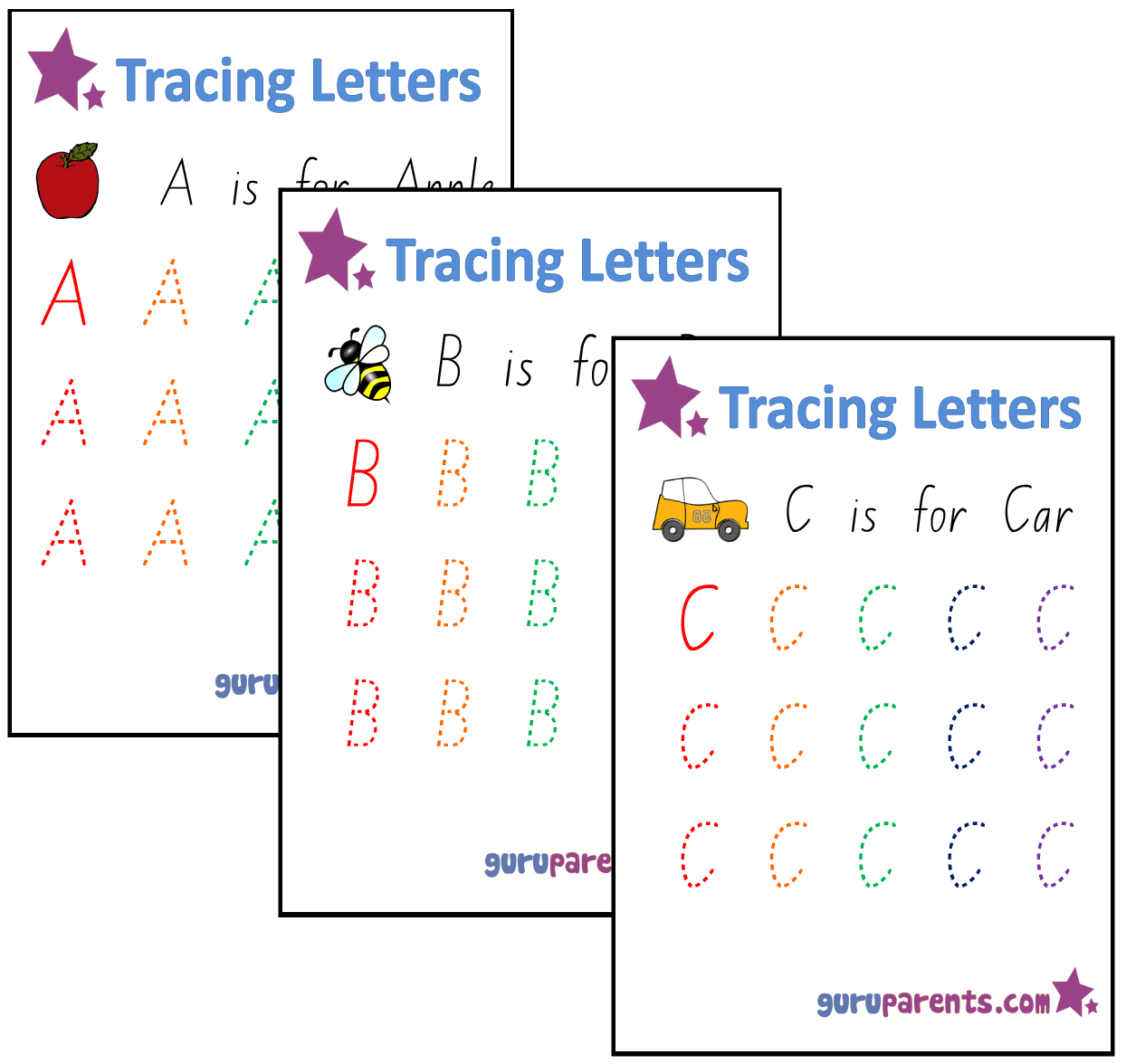 alphabet worksheets