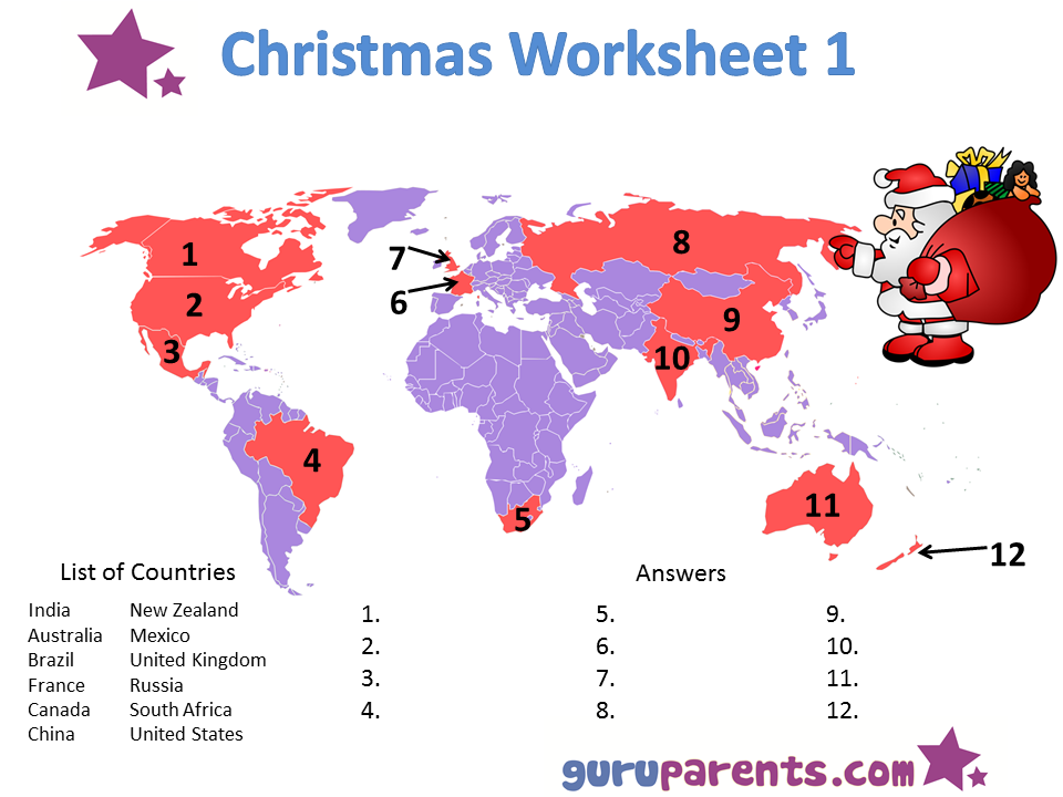 Christmas Worksheet 1