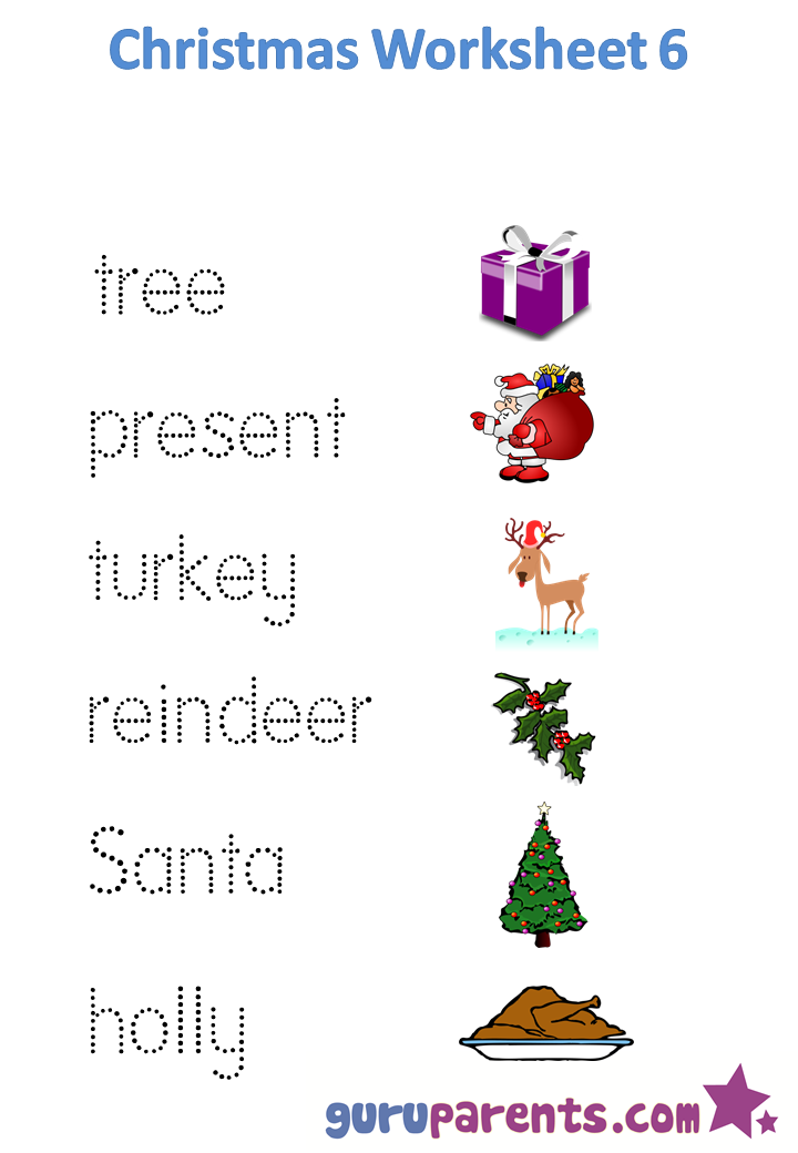 Worksheets For Christmas
