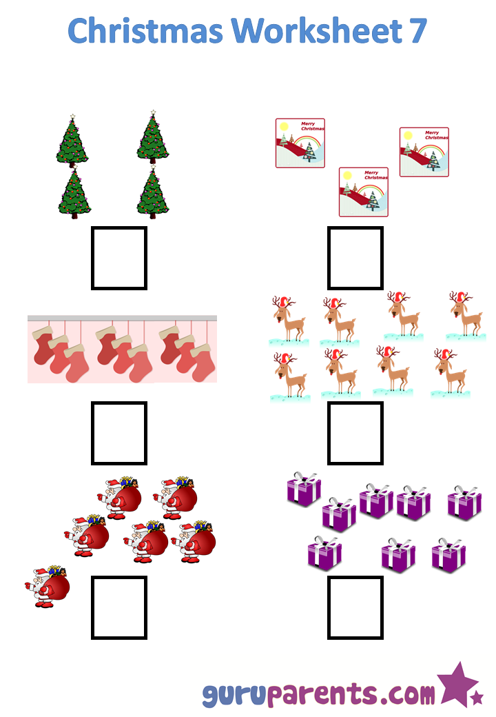 Christmas worksheet 7