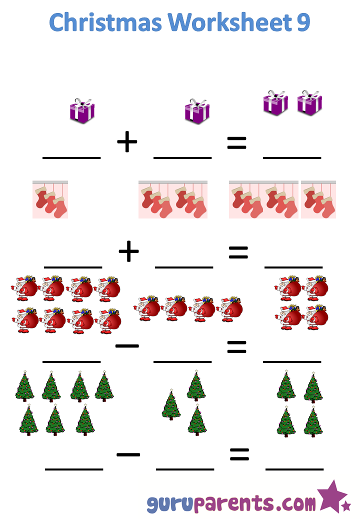 Christmas worksheet 9