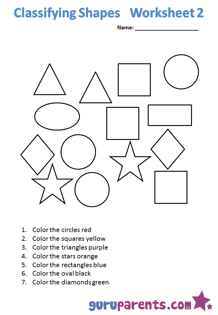 Classifying shapes 2