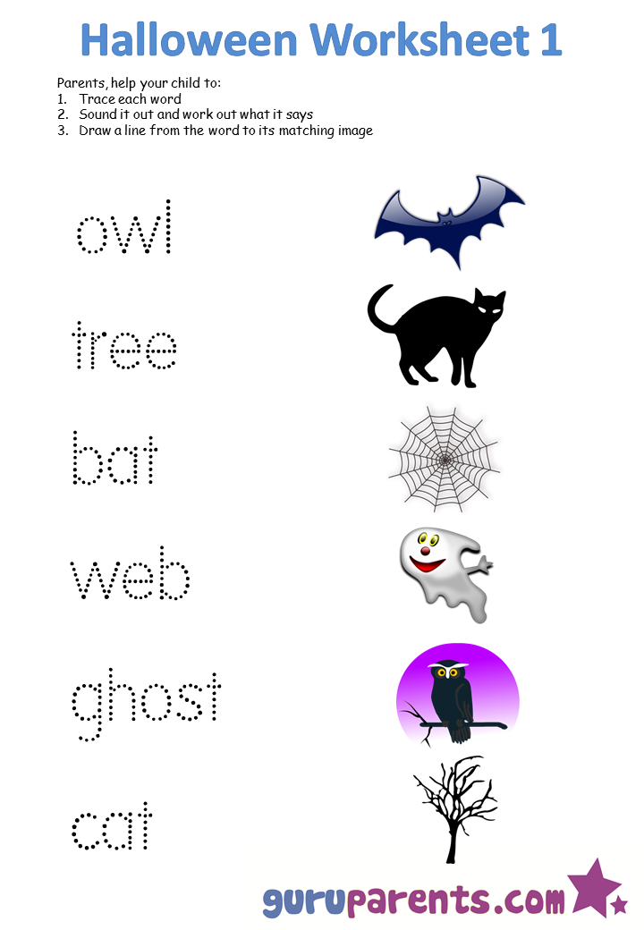 Halloween Worksheets