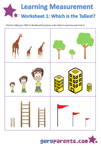 Learning Measurement Worksheets | guruparents