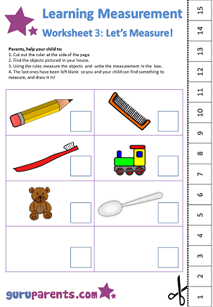 Learning Measurement Worksheet