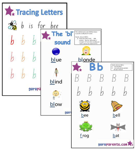 Letter B Worksheets