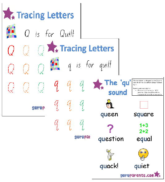 Letter Q Worksheets