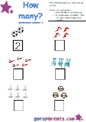 Math Counting Worksheet