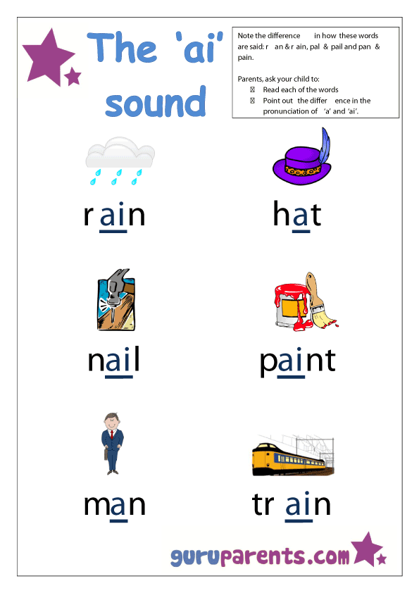 AI Sound Worksheet