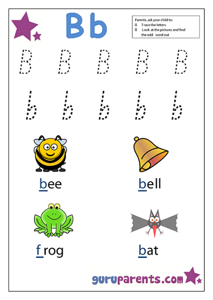 Preschool Letter Worksheets | guruparents