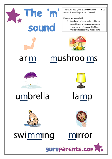 Letter M Worksheets | guruparents