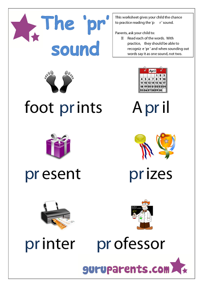 Beginning Sounds Worksheets | guruparents