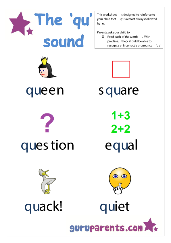 Letter Q Worksheets | guruparents