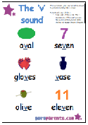 Letter V Worksheet - v sound