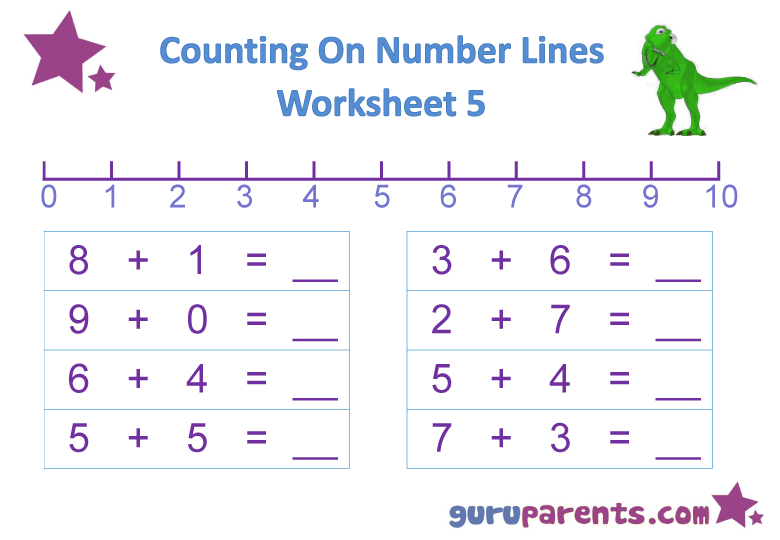 Number Line Worksheet