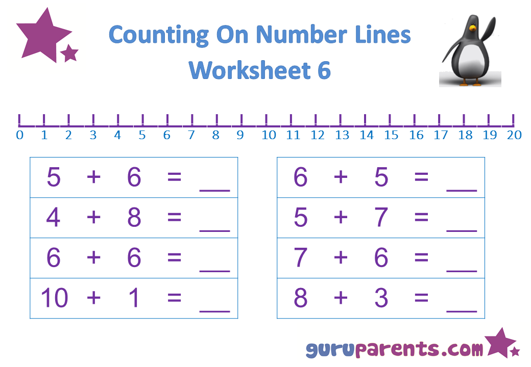 Math worksheets for kindergarten