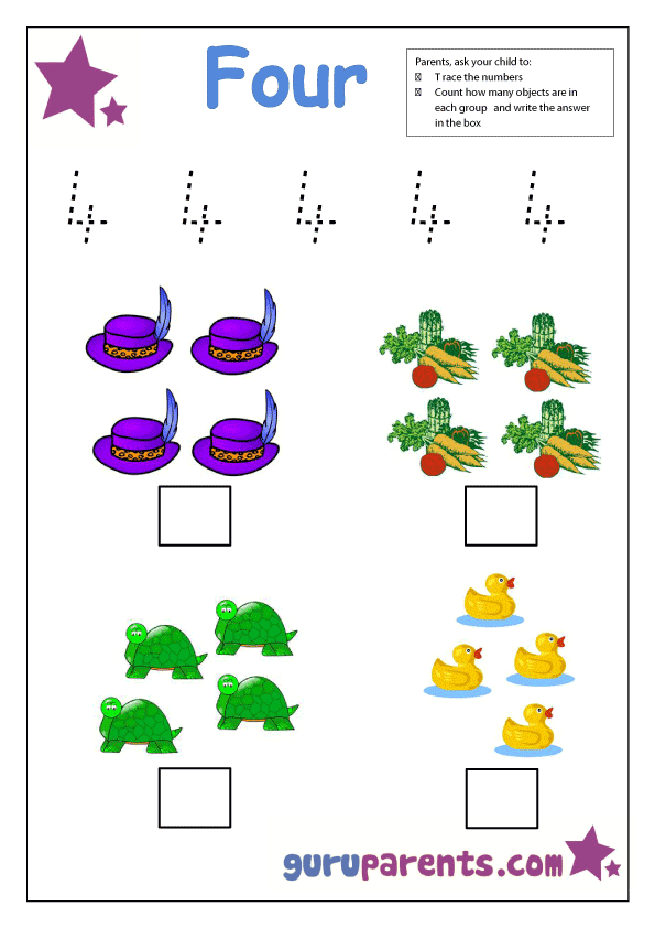 Preschool Number Activities | guruparents