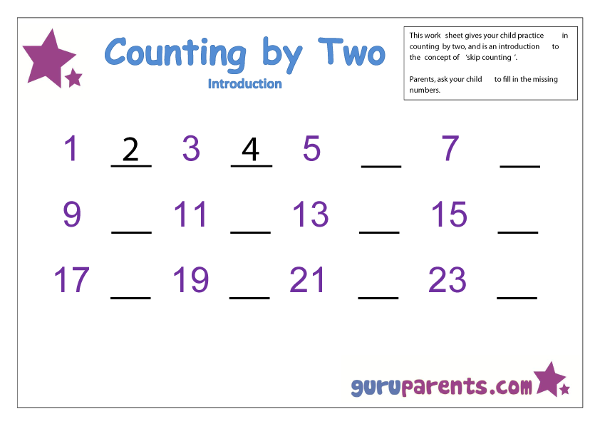 Skip Counting by two introduction