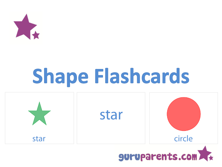 shapes flashcards