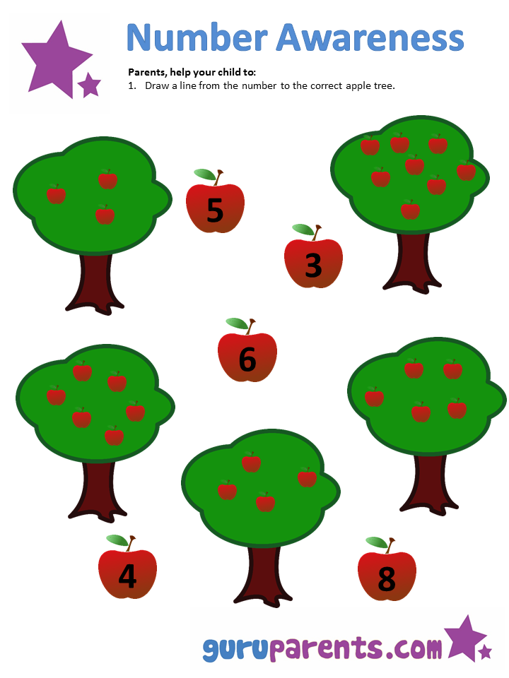 Number Awareness Worksheet